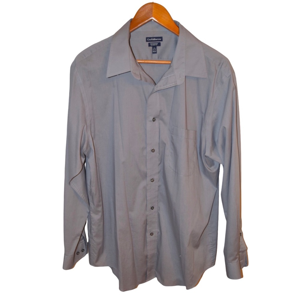 Grey Button-Up Shirt